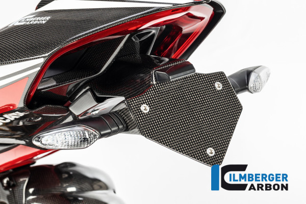 Ilmberger Carbon Kennzeichenträger kurz glanz für Ducati Panigale V4 / V4S und Streetfighter V4