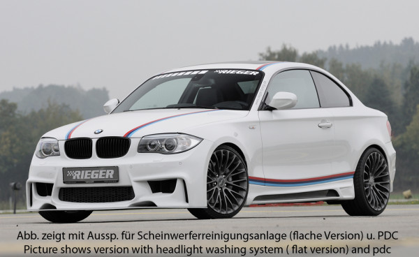 Rieger Spoilerstoßstange passend für BMW 1er E87 09/04-08/11