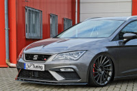Cup Frontspoilerlippe ABS passend für Seat Leon 5F Facelift FR Cupra Cup Frontspoilerlippe ABS passend für Seat Leon 5F Facelift FR Cupra