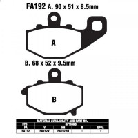 EBC-FA192 V Bremsbeläge passend für Kawasaki ZX-6R ZX-6RR EBC-FA192 V Bremsbeläge passend für Kawasaki ZX-6R ZX-6RR