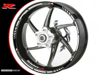 Felgenrandaufkleber passend für Suzuki GSX-R 1000 weiß Felgenrandaufkleber passend für Suzuki GSX-R 1000 weiß