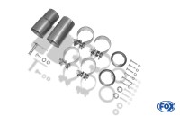 FOX Endschalldämpfer passend für VW Scirocco ab 2008, 2x76mm Ausgang rechts/links FOX Endschalldämpfer passend für VW Scirocco ab 2008, 2x76mm Ausgang rechts/links