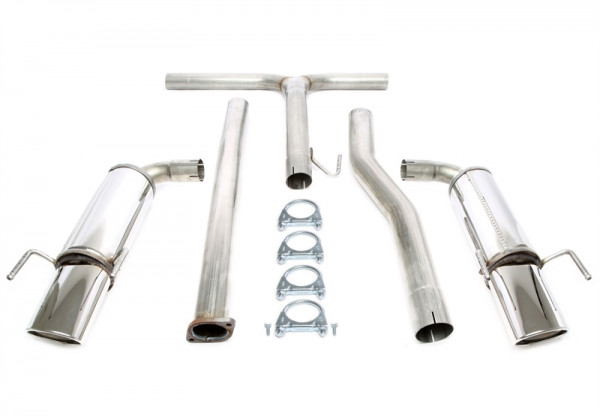 TA Technix Duplex Edelstahlanlage 1x90x120mm Links+Rechts passend für Opel Insignia A 2.0l CDTI 4-WD