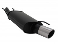 Novus Sportauspuff passend für Ford Fiesta MK4 / MK5 1x90mm SR-Design Novus Sportauspuff passend für Ford Fiesta MK4 / MK5 1x90mm SR-Design