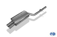 FOX Endschalldämpfer 2x76 Typ 10 passend für BMW E46 320d FOX Endschalldämpfer 2x76 Typ 10 passend für BMW E46 320d