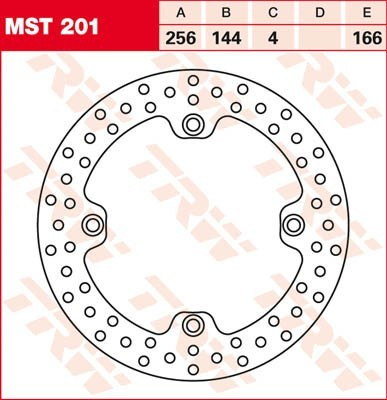 Bremsscheibe starr MST201