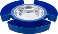 Magnet-Haftschale mit 3 Kunststoff-Ablagen 150 mm Magnet-Haftschale mit 3 Kunststoff-Ablagen 150 mm