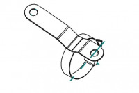 MIVV Schelle passend für B.032.LDRB MIVV Schelle passend für B.032.LDRB