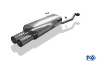 FOX Halbanlage ab Kat 2x76 Typ 10 passend für BMW E30 316i/318i FOX Halbanlage ab Kat 2x76 Typ 10 passend für BMW E30 316i/318i