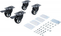 Lenkrollen-Satz passend für Systemkoffer-Rollbrett 4-teilig Lenkrollen-Satz passend für Systemkoffer-Rollbrett 4-teilig