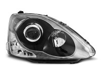 Scheinwerfer passend für Honda Civic 01–06 Schrägheck Schwarz Scheinwerfer passend für Honda Civic 01–06 Schrägheck Schwarz