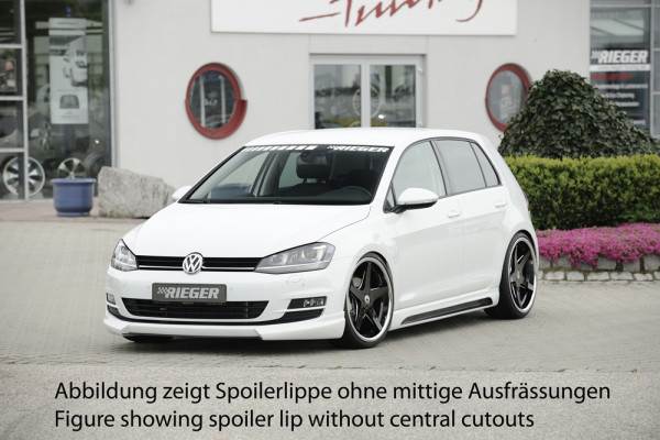 Rieger Spoilerlippe für VW Golf 7 5-tür. 10.12-12.16 (bis Facelift)