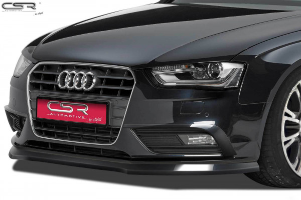 Cup-Spoilerlippe mit ABE für Audi A4 B8 CSL176 Schwarz Strukturiert
