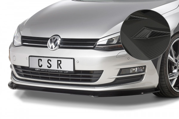 Cup-Spoilerlippe mit ABE für VW Golf 7 CSL330-M Carbon Look Matt