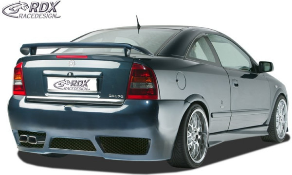 RDX Heckstoßstange für OPEL Astra G Coupe / Cabrio "GT-Race" Heckschürze Heck
