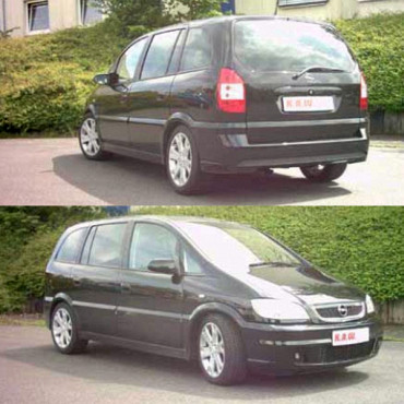 K.A.W. Tieferlegungsfedern für Opel Zafira A ab 04/1999 bis 06/2005