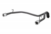 Ulter Sportauspuff passend für Toyota Yaris III 2011-2018 2 Duplex Endrohre rund Ø80 Ulter Sportauspuff passend für Toyota Yaris III 2011-2018 2 Duplex Endrohre rund Ø80