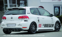 Rieger Heckeinsatz passend für VW Golf 6 3-türig ab 10/2008 Rieger Heckeinsatz passend für VW Golf 6 3-türig ab 10/2008
