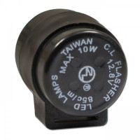 LED Blinkrelais 2-Polig 12V 10W elektrisch LED Blinkrelais 2-Polig 12V 10W elektrisch