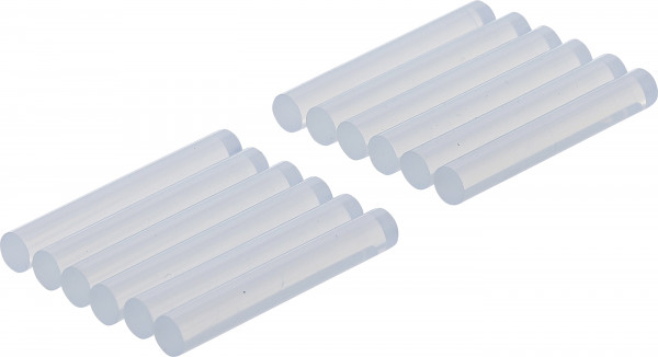 Heißklebe-Patronen transparent Ø 7,5 mm 12-tlg. passend für BGS 80845