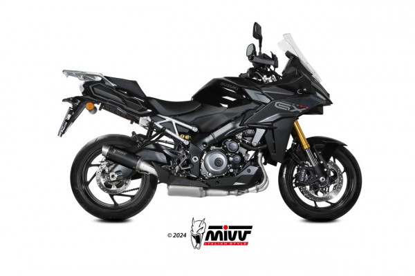 MIVV GPPro Endschalldämpfer Edelstahl Schwarz passend für Suzuki GSX-S 1000 GX 2024