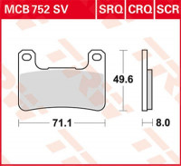Scheibenbremsbeläge MCB752CRQ passend für Suzuki und Kawasaki Scheibenbremsbeläge MCB752CRQ passend für Suzuki und Kawasaki