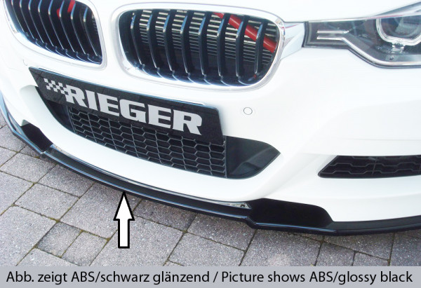 Rieger Spoilerschwert matt schwarz für BMW 3er F30 (3L) Lim. 07.15- (ab Facelift) LCI