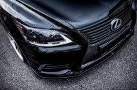 Front Ansatz Für Lexus LS Mk4 Facelift Schwarz Hochglanz