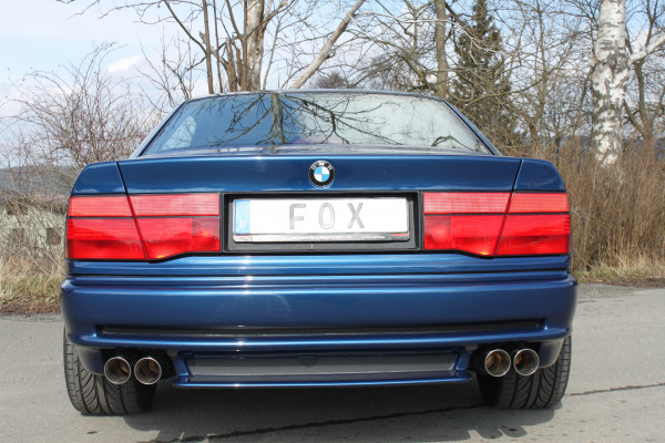 BMW E31 850i Endschalldämpfer rechts/links - 2x90 Typ 25 rechts/links
