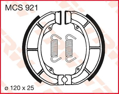Bremsbacken MCS921