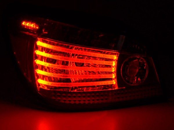 LED Rückleuchten Set Lightbar BMW 5er E60 Limousine Bj. 03-07 rot/klar