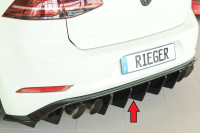 Rieger Heckeinsatz passend für VW Golf 7 R ab Facelift Rieger Heckeinsatz passend für VW Golf 7 R ab Facelift