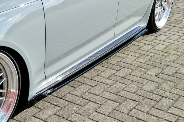 Seitenschweller mit Wing vorne für Audi RS4 B9