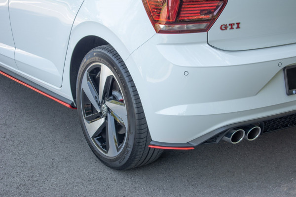 Heck Ansatz Flaps Diffusor passend für Volkswagen Polo GTI Mk6