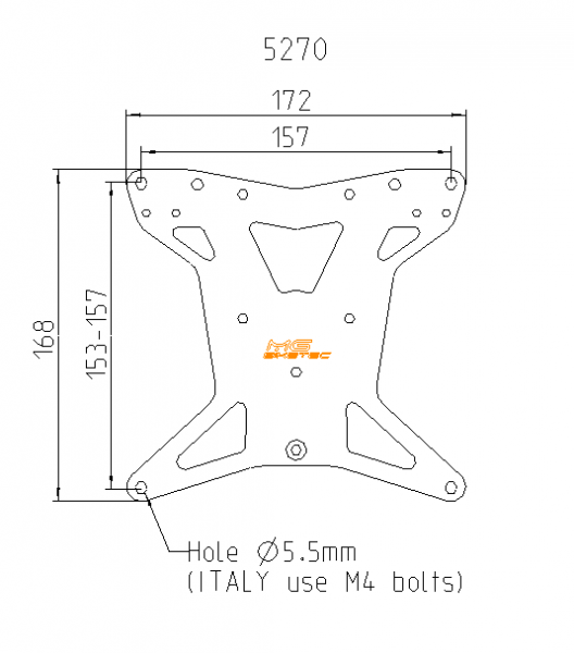 MG Biketec Kennzeichenhalter für Moto Morini 649 X - Cape ab 2021