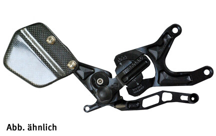 GILLES VCR Fußrastenanlage für Ducati 848 Typ H6 1098(S) Typ H7 1098R Typ H7 1198(S) Typ H7