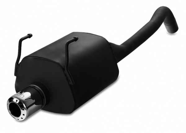 Ulter Sportauspuff passend für Fiat Panda 2003–2012 1 Endrohr rund Ø100