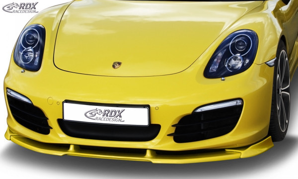 RDX Frontspoiler VARIO-X für PORSCHE Boxster (981) 2012+ Frontlippe Front Ansatz Vorne Spoilerlippe