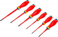VDE-Schraubendreher-Satz extra dünne Spitze 6-tlg. VDE-Schraubendreher-Satz extra dünne Spitze 6-tlg.