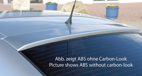 Rieger Heckscheibenblende carbon look für Opel Astra G 5-tür.