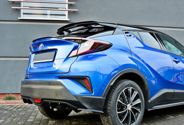 Spoiler CAP V.2 Für TOYOTA C-HR Schwarz Hochglanz