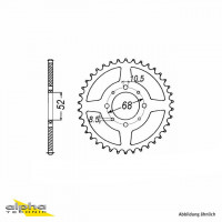 Kettenrad Stahl 40 Zähne Teilung 428 passend für Suzuki GT80E GT80 Kettenrad Stahl 40 Zähne Teilung 428 passend für Suzuki GT80E GT80