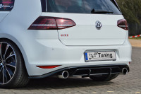 Heckansatz Diffusor passend für VW Golf 7 GTI Clubsport Heckansatz Diffusor passend für VW Golf 7 GTI Clubsport