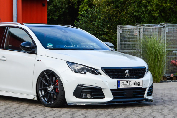 CUP Frontspoilerlippe passend für Peugeot 308 GT, GTI, GT-Line Facelift