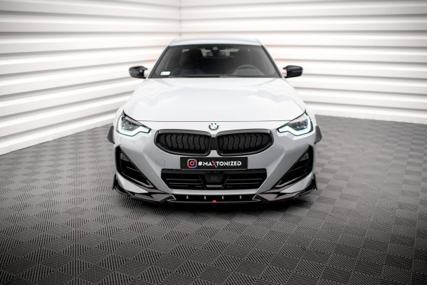 Front Ansatz V.2 + Flaps Für BMW 2 Coupe M-Paket / M240i G42