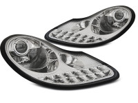 Scheinwerfer Tageslicht chrom passend für Porsche Boxster 986 / 911 996 Scheinwerfer Tageslicht chrom passend für Porsche Boxster 986 / 911 996