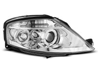 Scheinwerfer passend für Citroen C3 03.02-09 Angel Eyes Chrome Scheinwerfer passend für Citroen C3 03.02-09 Angel Eyes Chrome