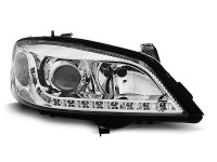 Scheinwerfer passend für Opel Astra G 09.97-02.04 Tageslicht Chrome Scheinwerfer passend für Opel Astra G 09.97-02.04 Tageslicht Chrome