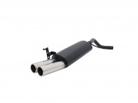 Novus Edelstahl Sportauspuff passend für VW Polo 9N / 9N3 2x76mm Novus Edelstahl Sportauspuff passend für VW Polo 9N / 9N3 2x76mm