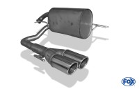 FOX Endschalldämpfer passend für Kia Picanto bis 2011 – Mittelausgang 2x70 mm FOX Endschalldämpfer passend für Kia Picanto bis 2011 – Mittelausgang 2x70 mm
